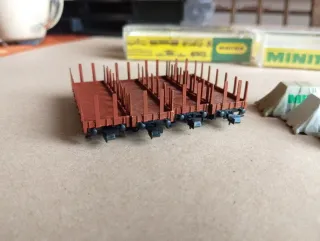 Lote 4 vagones MINITRIX