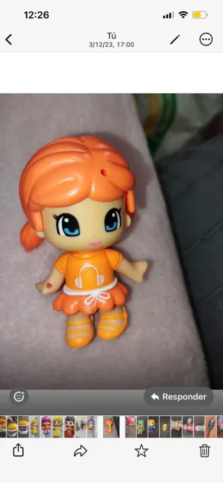 Muñeca Pin y Pon Pelo Morado