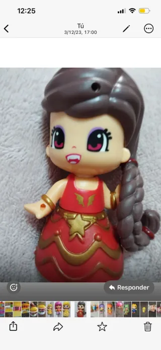 Muñeca Pin y Pon Pelo Morado