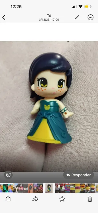 Muñeca Pin y Pon Pelo Morado