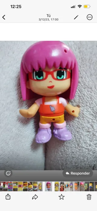 Muñeca Pin y Pon Pelo Morado