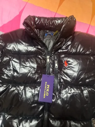 Chaqueta Ralph Lauren Negra Brillante