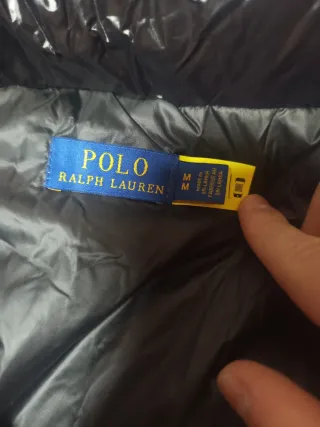 Chaqueta Ralph Lauren Negra Brillante