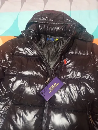 Chaqueta Ralph Lauren Negra Brillante