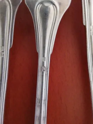 Lote Cucharas Tenedores Vintage Metal