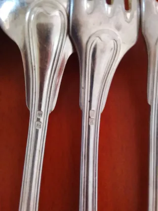 Lote Cucharas Tenedores Vintage Metal