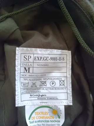 Chambergos militares camuflaje