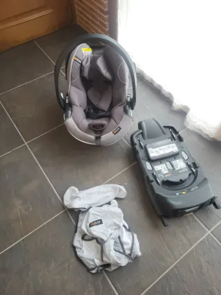 Besafe cuco, base isofix y funda.