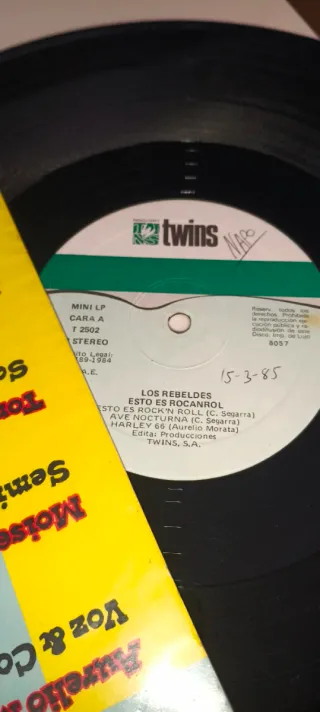 Los Rebeldes Esto es Rock and Rol LP Vinilo