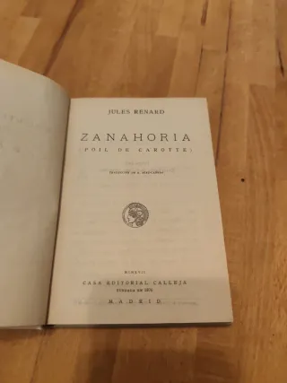 Zanahoria, J. Renard