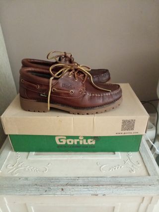 Zapatos náuticos Gorila. Talla 37