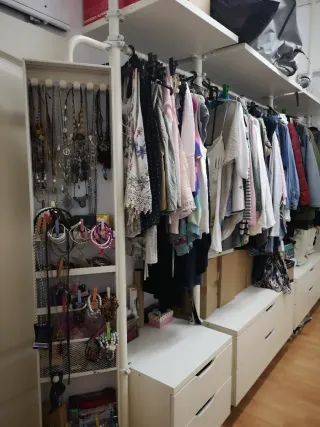 Cómodas/Vestidor/Espejo Ikea blanco