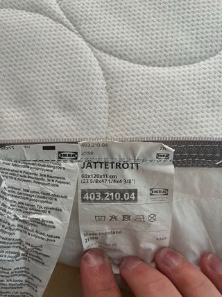 Cuna IKEA Gulliver + Colchón Jattetrott