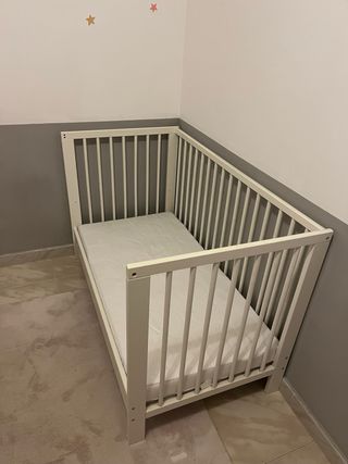 Cuna IKEA Gulliver + Colchón Jattetrott