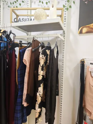 Estantería Tienda Ropa Metálica