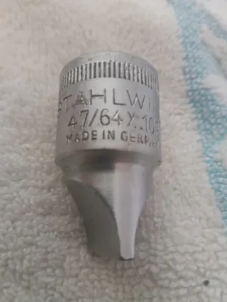 Vaso Stahlwille 47/64 X.109 Made in Germany 1/2