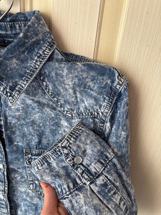 Camicia in Denim lavaggio medio