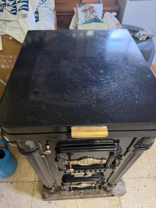 Cocina Carbón/Leña Calefactora Hergom