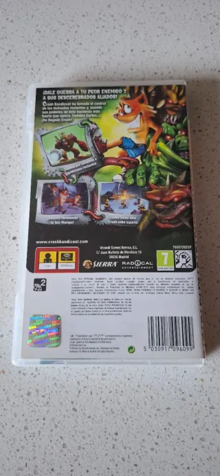 Crash Bandicoot PSP Guerra al Coco-Maníaco