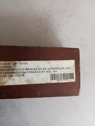 Cajita madera artesanal Lisboa