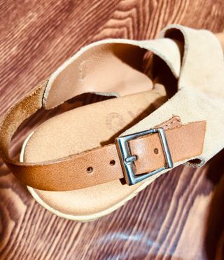 Sandali "Spartanas " Zeppa Beige Donna