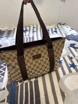 Bolso Gucci Marrón y Beige