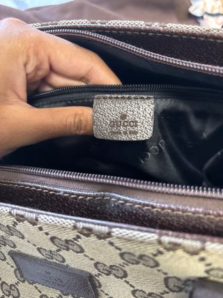 Bolso Gucci Marrón y Beige