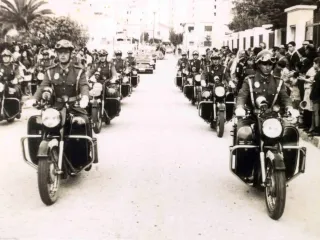 Insignia Guardia Civil Tráfico 1950 post guerra