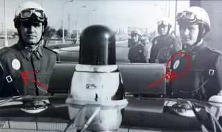 Insignia Guardia Civil Tráfico 1950 post guerra