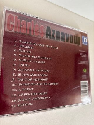 CD música Charles Aznavour nuevo 14 canciones