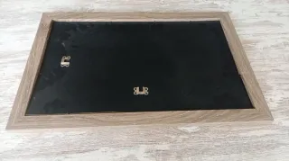 Marco fotos decapé beige 3 huecos