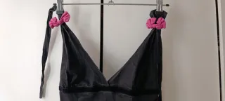 Vestido Pin Up Perrito Fucsia Rockabilly