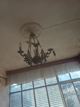 5 lampadari a goccia cristallo trasparente