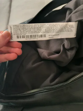 Bolso Hobo Negro Pull & Bear