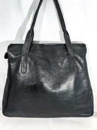 Borsa vintage anni 70 nera