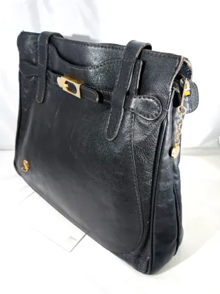 Borsa vintage anni 70 nera