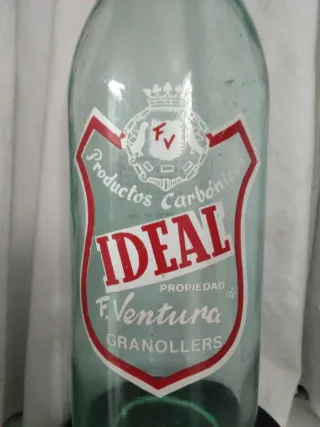 Botella gaseosa IDEAL . F. Ventura. Granollers