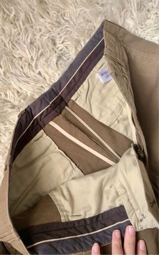 Pantalón marrón largo Massimo Dutti de hombre