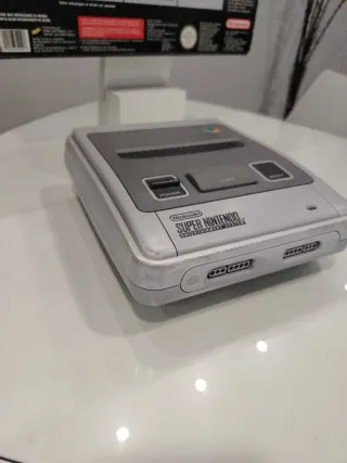 Console Super Nintendo SNES con scatola + 3 giochi