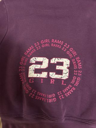 Felpa Rams 23 donna viola