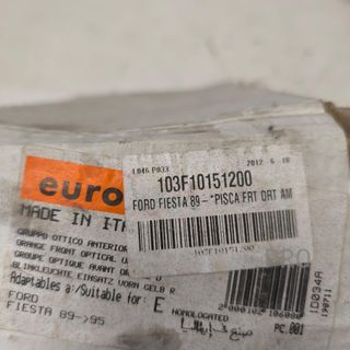 PILOTO INTERMITENTE DELANTERO DERECHO FORD FIESTA NUEVO 103F10151200