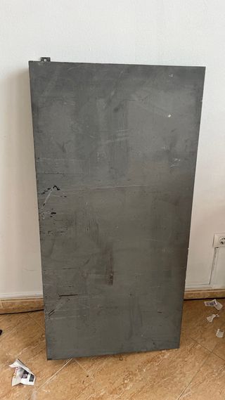 Rampa de hierro móvil con pletinas