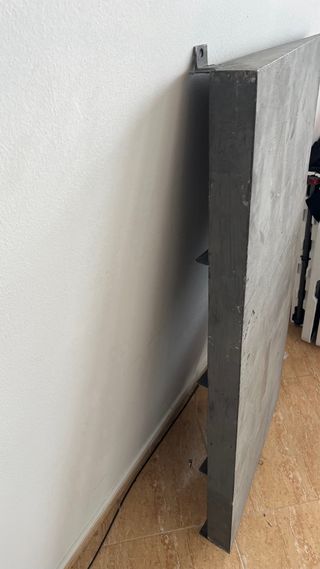 Rampa de hierro móvil con pletinas