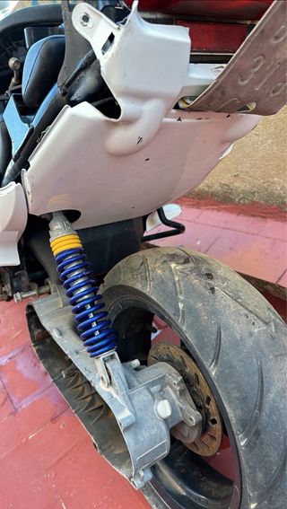 Despiece Yamaha Aerox Azul/Blanco