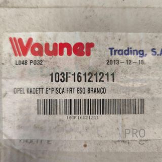 PILOTO INTERMITENTE IZQUIERDO OPEL KADDET NUEVO 103F16121211