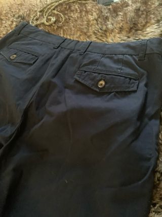 Pantalones chinos hombre azul