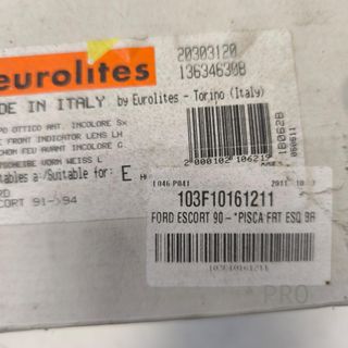 PILOTO INTERMITENTE IZQUIERDO FORD ESCORT NUEVO 103F10161211
