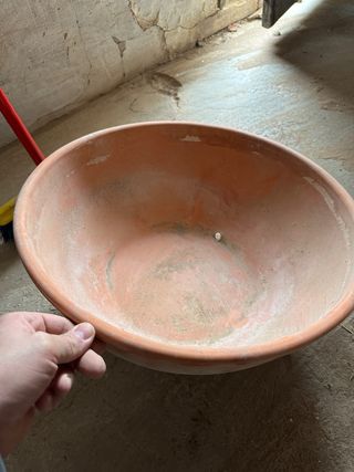 Lebrillo de barro grande
