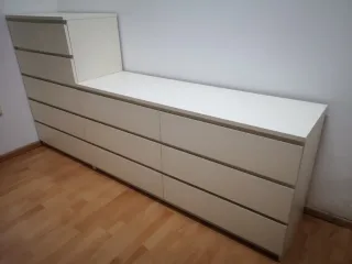 Vestidor modular/Espejo y cómodas