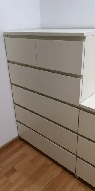 Vestidor modular/Espejo y cómodas